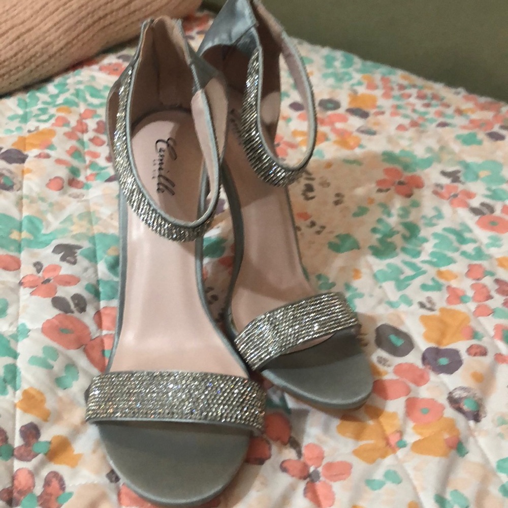 Diamond studded heels